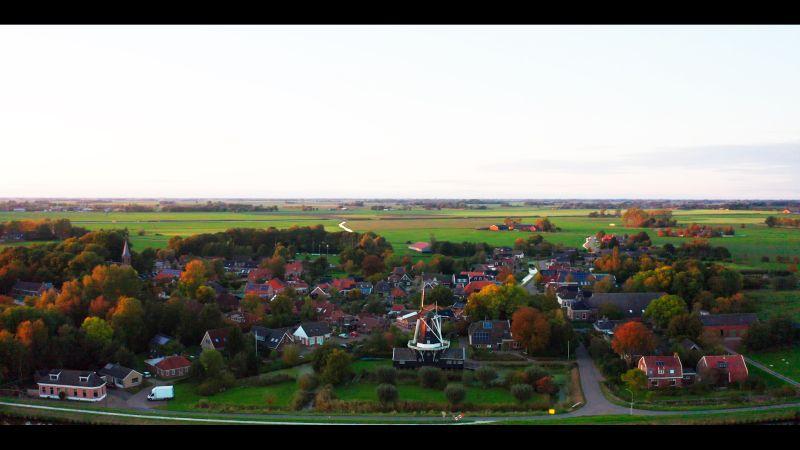 Luchtfoto van Woltersum