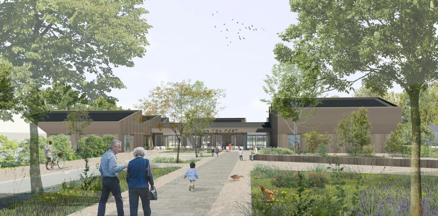 Voorzijde ontwerp Huis van Ten Post