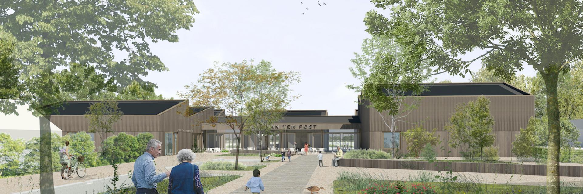 Voorzijde ontwerp Huis van Ten Post